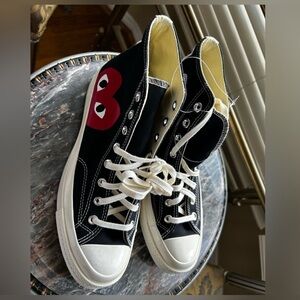 CONVERSE X Comme des Garçons High Top Shoes size 12